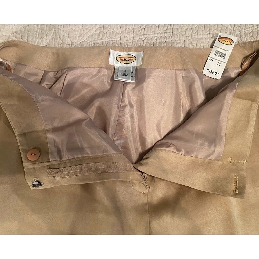 NWT Womens suede-like dress pants